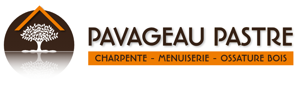Logo Pavageau Pastre, charpente, menuiserie, ossature bois